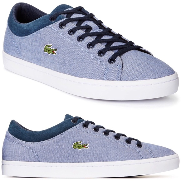 Lacoste Other - Lacoste Canvas Straightset Lace-Up Sneakers